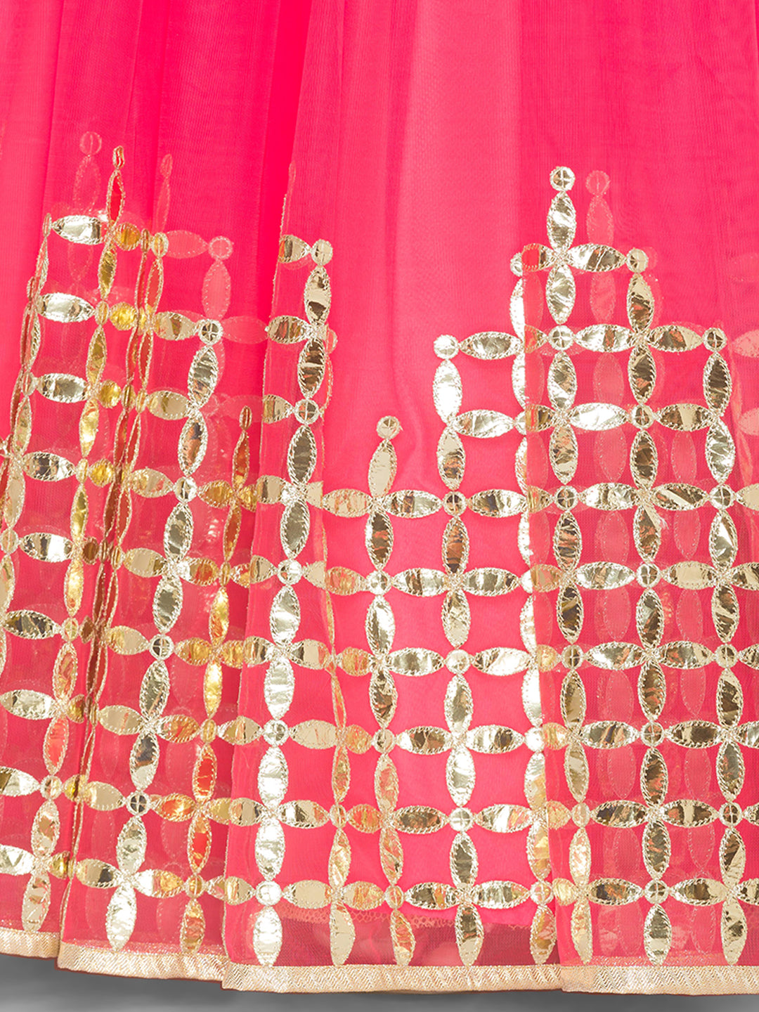 Bright Pink Phool Lehenga