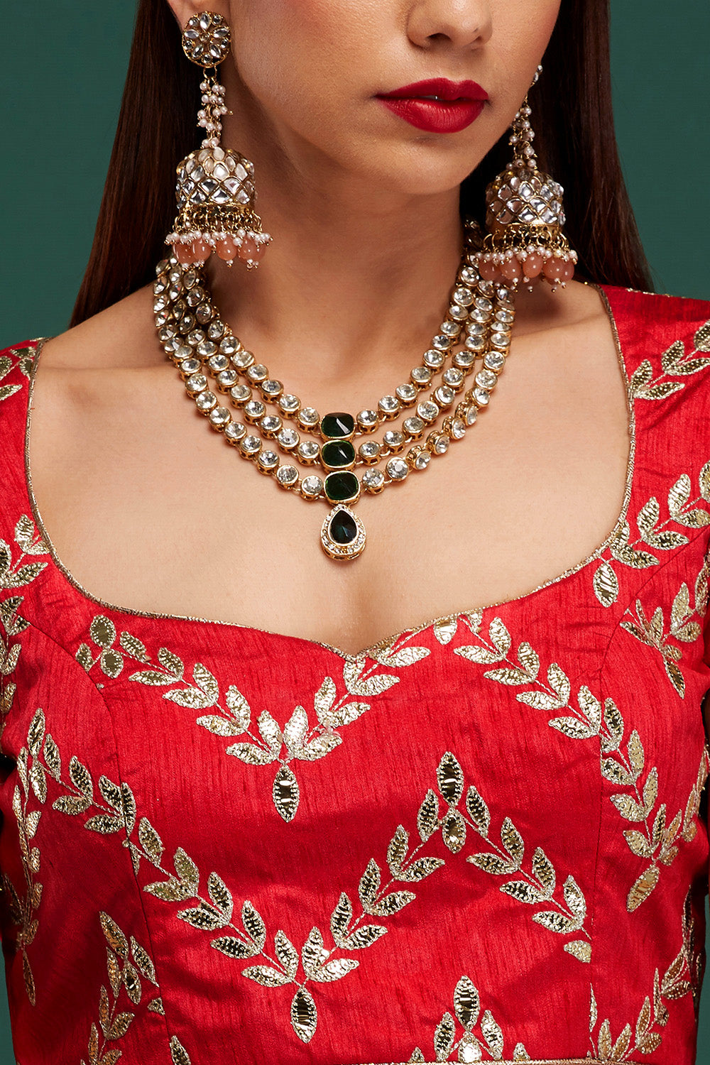 Berry Pink Gulmohar Lehenga