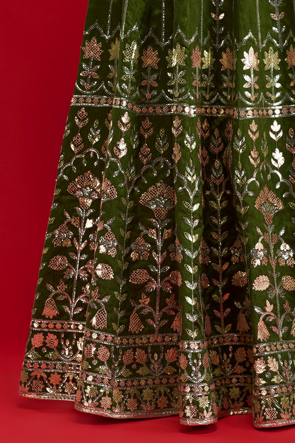 Olive & Jade Gulmohar Lehenga